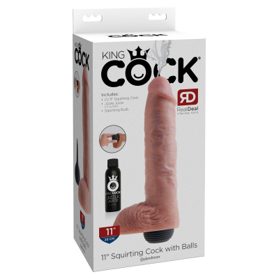 Фаллоимитатор с функцией семяизвержения King Cock 11 (5605-21 PD)