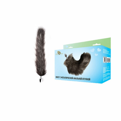 Анальная втулка металлическая с хвостом (503-05 BX DD)