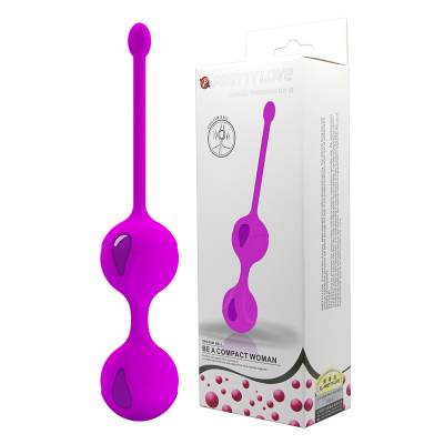 PrettyLove Kegel Tighten Up II, вагинальные шарики на сцепке (BI-014491)