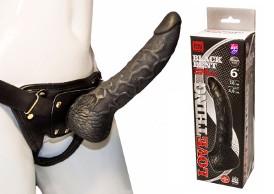 Втулка анальная BLACK BENT, L 150 мм, D 35 мм цвет чёрный (132304)