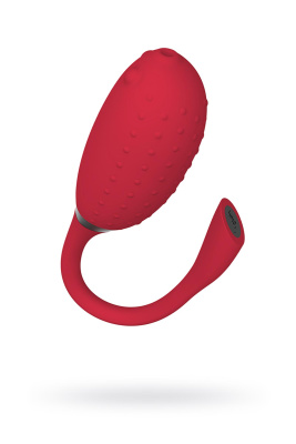 Вибратор и тренажёр Кегеля Magic Motion FUGU, силикон, красный, 12 см (0T-00013450)