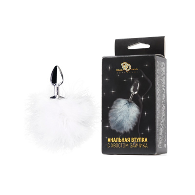 Анальная втулка металлическая с хвостом зайчика (503-01 BX DD)