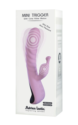 AD.Mini Trigger Вибростимулятор с клиторальным отростком компактный (11131)