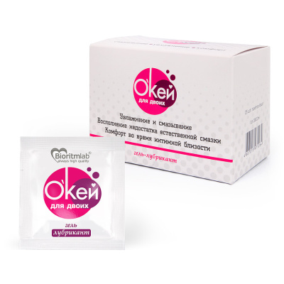 ГЕЛЬ-ЛУБРИКАНТ О`Кей для двоих 25 шт по 4 г (LB-20022tm)