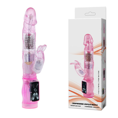 Вибромассажер - ротатор со стимулятором клитора (BW-037026-0101)