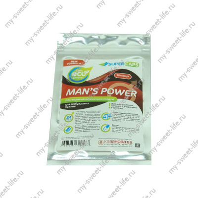 Средство для эрекции Man's Power (10 капсул) (sredserekMPow10k)