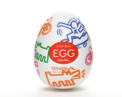 Мастурбатор яйцо Street TENGA&Keith Haring Egg (KHE-001)
